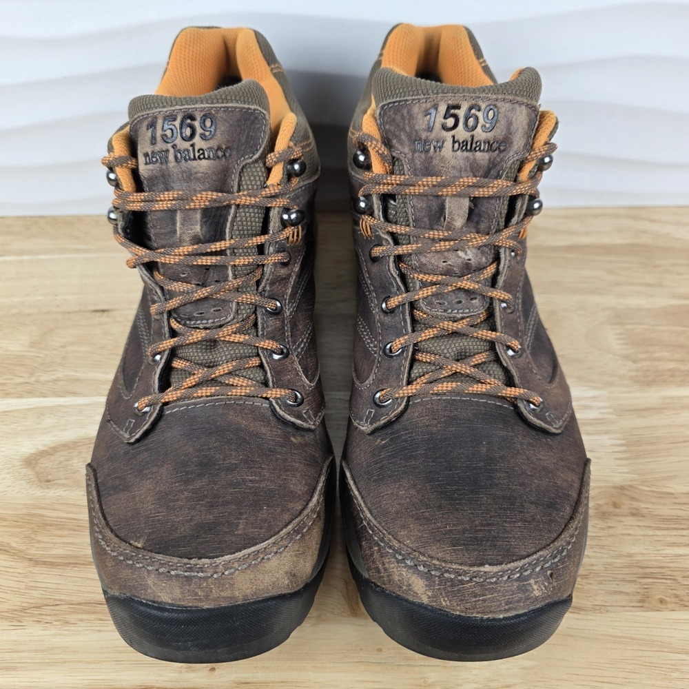 New Balance 1569 Hiking Boots Mens Size 12 Brown Leather Gore Tex Trail MW1569BO - Picture 6 of 13
